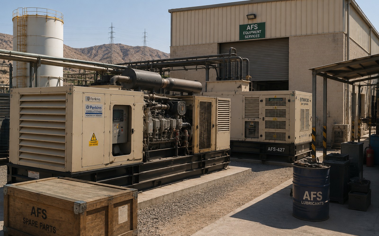 Industrial generator replacement project